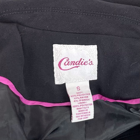 🍁 Candies Stretch Blazer Career Jacket Coat sz S - Picture 6 of 7